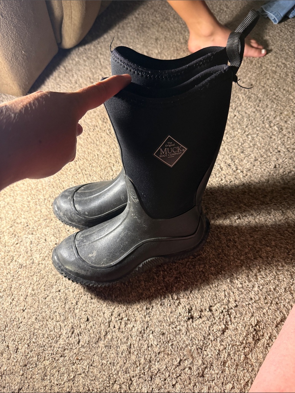 Muck Boot Company Kids' Black Waterproof Boots